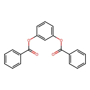 1,3-Dibenzoyloxybenzene structure
