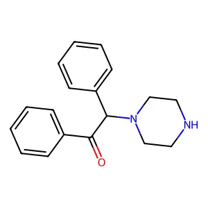 1,2-diphenyl-2-piperazin-1-ylethanone structure