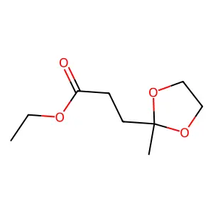 Ethyl 3-(2-methyl-1,3-dioxolan-2-yl)propanoate structure