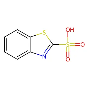 1,3-benzothiazole-2-sulfonic acid structure