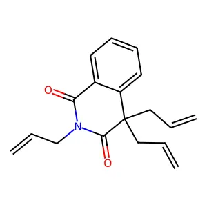 alpha,alpha,N-Triallyl-homophtalimide structure