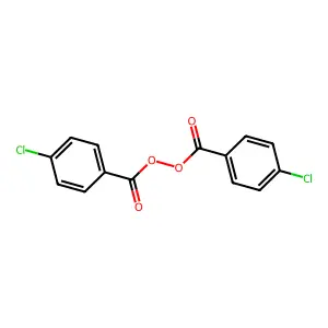 Bis(4-chlorobenzoyl) peroxide structure