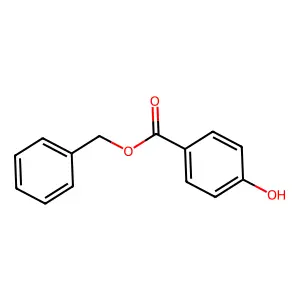 Benzyl 4-hydroxybenzoate structure