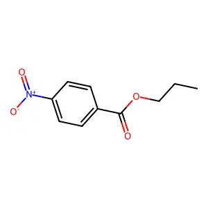 propyl 4-nitrobenzoate structure