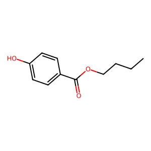 butyl 4-hydroxybenzoate structure