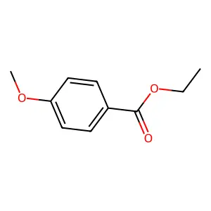 Ethyl 4-methoxybenzoate structure