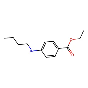 Ethyl 4-(butylamino)benzoate structure