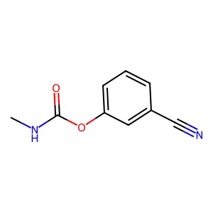 (3-cyanophenyl) N-methylcarbamate structure
