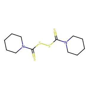 Dicyclopentamethylenethiuram disulfide structure