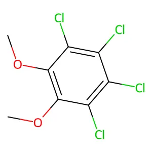 Tetrachloroveratrole structure
