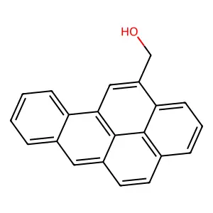 12-Hydroxymethylbenzo(a)pyrene structure