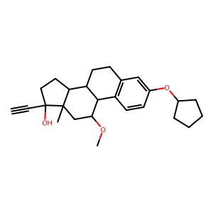 11alpha-Methoxyquinestrol structure