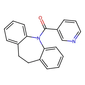 10,11-dihydro-5H-dibenzo[b,f]azepin-5-yl(pyridin-3-yl)methanone structure