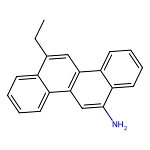 12-ethylchrysen-6-amine structure
