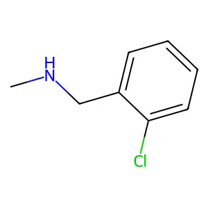 1-(2-chlorophenyl)-N-methylmethanamine structure