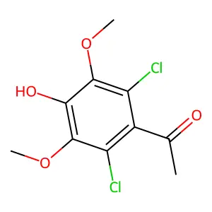 1-(2,6-dichloro-4-hydroxy-3,5-dimethoxyphenyl)ethanone structure