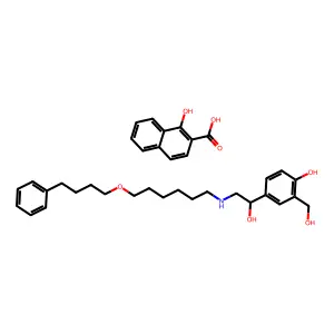 salmeterol xinafoate structure