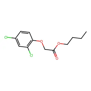 Butyl ester 2,4-D structure
