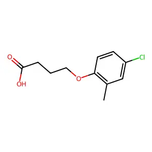 Butanoic acid, 4-(4-chloro-2-methylphenoxy)- structure