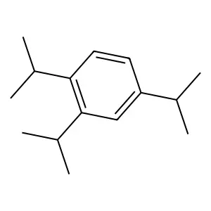 Benzene, 1,2,4-tris(1-methylethyl)- structure