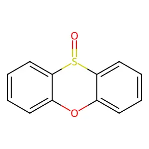 Phenoxathiin, 10-oxide structure