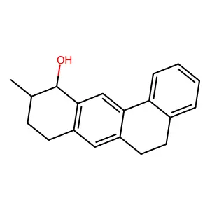 (10S,11R)-10-methyl-5,6,8,9,10,11-hexahydrobenzo[a]anthracen-11-ol structure
