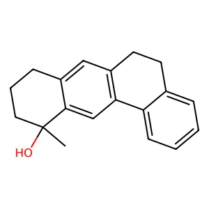11-methyl-6,8,9,10-tetrahydro-5H-benzo[a]anthracen-11-ol structure