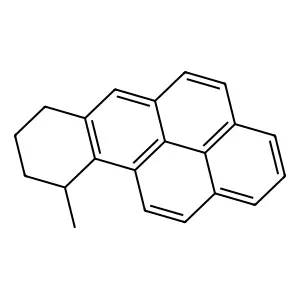 10-methyl-7,8,9,10-tetrahydrobenzo[a]pyrene structure