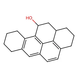 1,2,3,7,8,9,10,11,12,12a-decahydrobenzo[a]pyren-11-ol structure