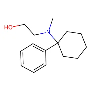 2-(N-Methyl-N-(1-phenylcyclohexyl)amino)ethanol structure