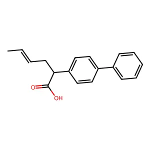 Xenyhexenic acid, (+)- structure