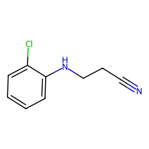Propanenitrile, 3-[(2-chlorophenyl)amino]- structure