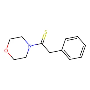 Morpholine, 4-(phenylthioacetyl)- structure