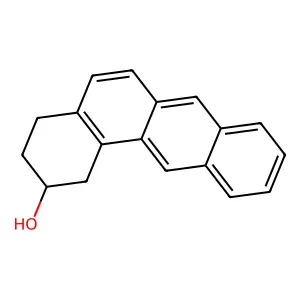1,2,3,4-tetrahydrobenzo[a]anthracen-2-ol structure