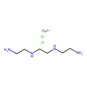 copperN'-[2-(2-aminoethylamino)ethyl]ethane-1,2-diaminedichloride structure