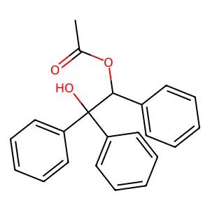 1,2-Ethanediol, 1,1,2-triphenyl-, 2-acetate, (2S)- structure