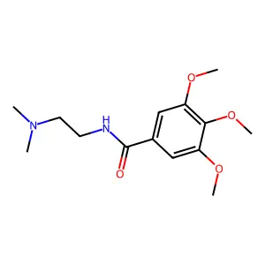N-[2-(Dimethylamino)ethyl]-3,4,5-trimethoxybenzamide structure