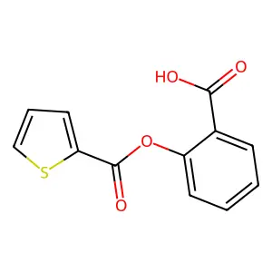 Compound C12H8O4S structure