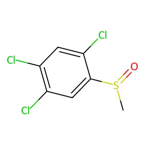 1,2,4-trichloro-5-methylsulfinylbenzene structure