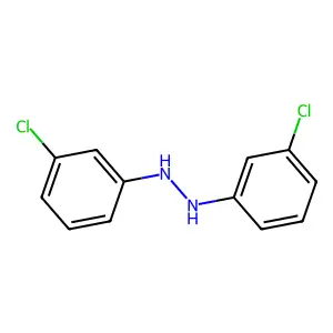 1,2-bis(3-chlorophenyl)hydrazine structure