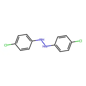 1,2-bis(4-chlorophenyl)hydrazine structure