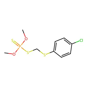 METHYL TRITHION structure