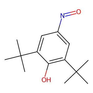2,6-ditert-butyl-4-nitrosophenol structure