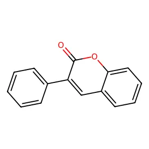 Compound C15H10O2 structure