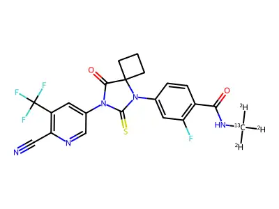 3,5-diamino-6-chloro-N-[1-[(2,4-dichlorophenyl)methylamino]ethenyl]pyrazine-2-carboxamide structure