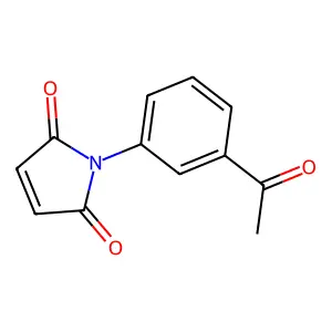 1-(3-acetylphenyl)-2,5-dihydro-1H-pyrrole-2,5-dione structure
