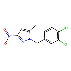 1-[(3,4-dichlorophenyl)methyl]-5-methyl-3-nitropyrazole structure