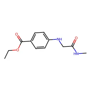 ethyl 4-[[2-(methylamino)-2-oxoethyl]amino]benzoate structure