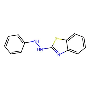 1-(1,3-benzothiazol-2-yl)-2-phenylhydrazine structure