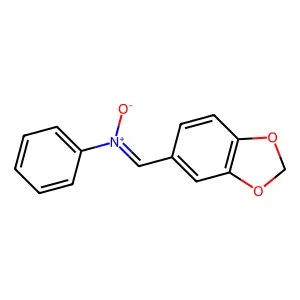 1-(2H-1,3-benzodioxol-5-yl)-N-phenylmethanimine oxide structure